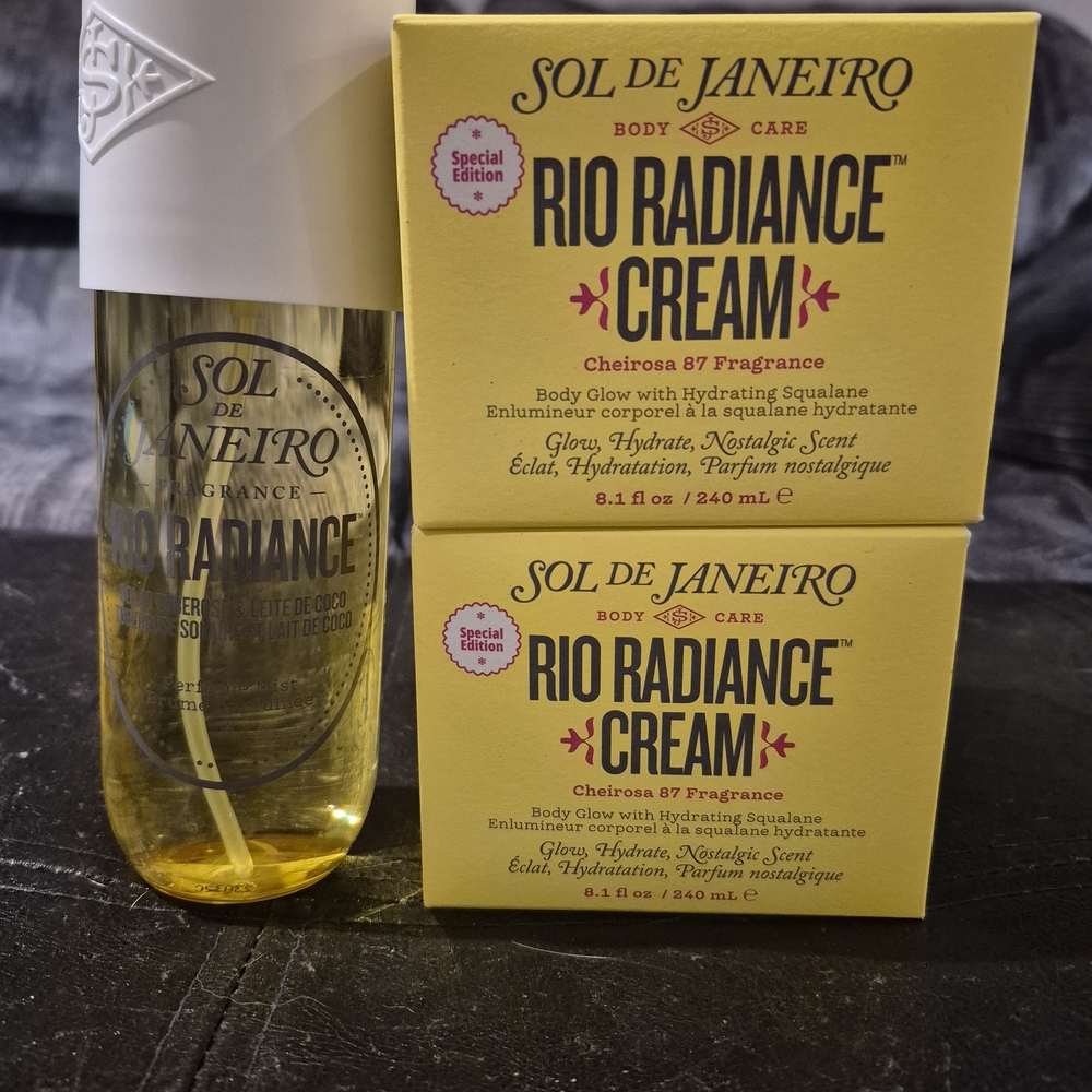 Sol de Janeiro Rio Radiance Cream x2 & Body Mist 240ml Set